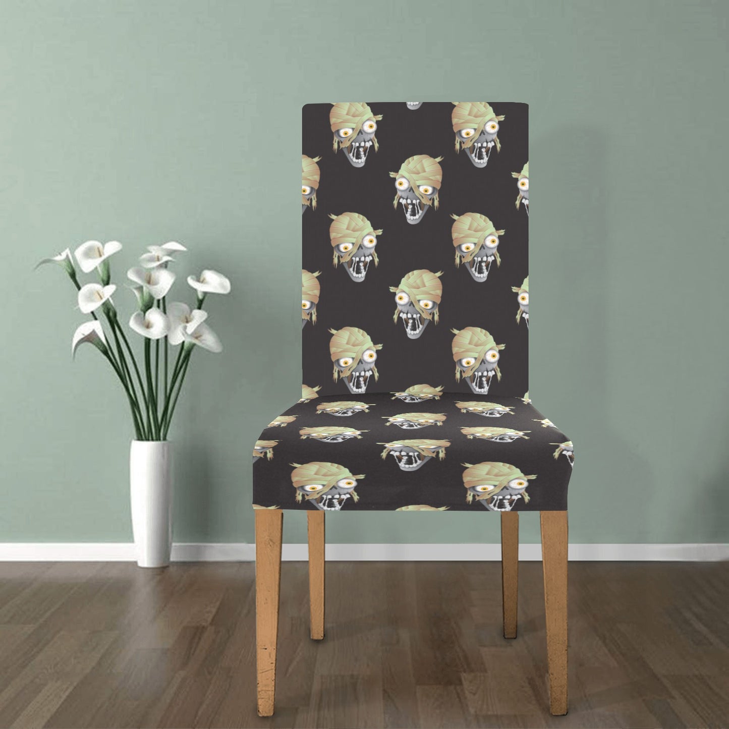 Mummy Print Design LKS304 Dining Chair Slipcover