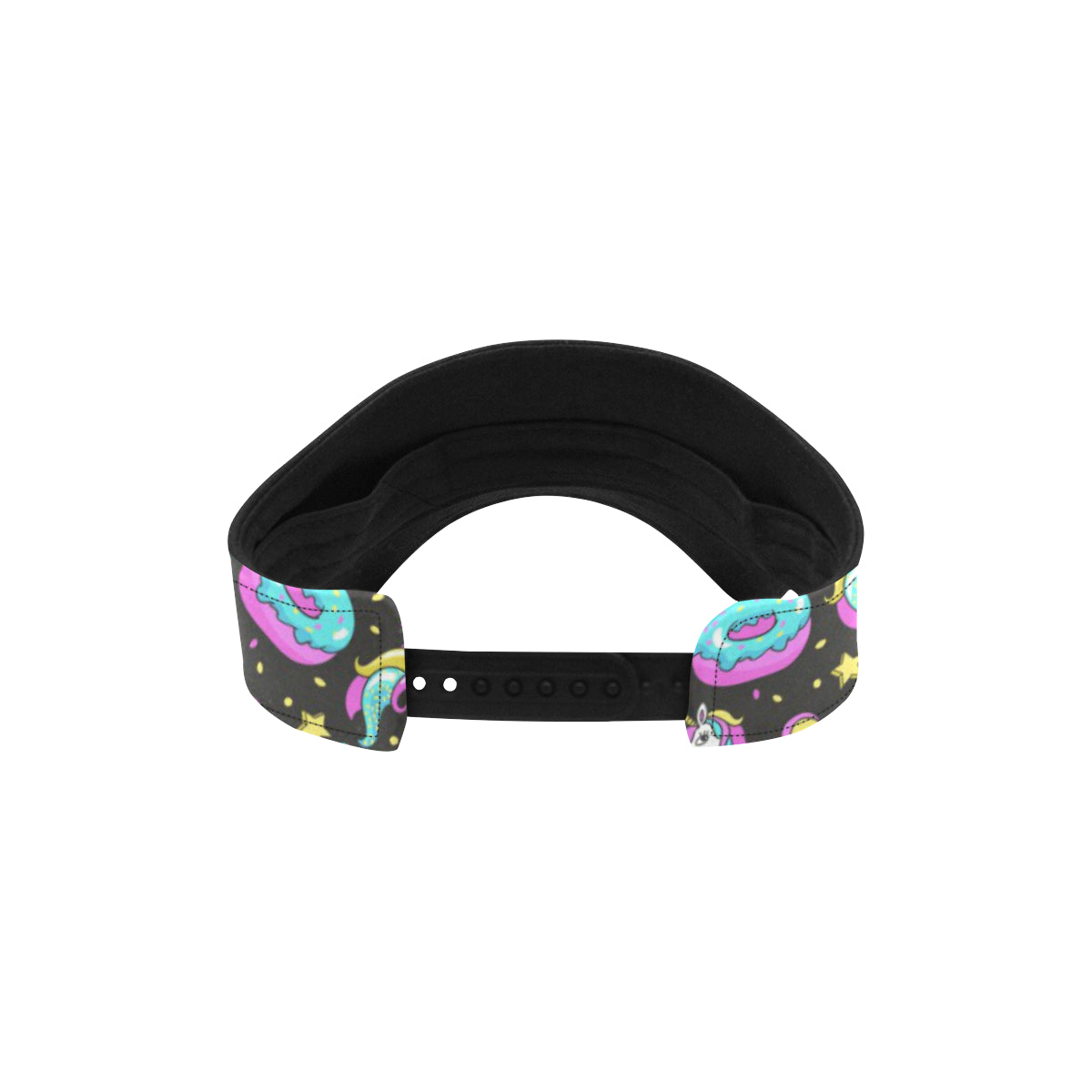 Donut Unicorn Pattern Print Design DN09 Unisex Sun Visor