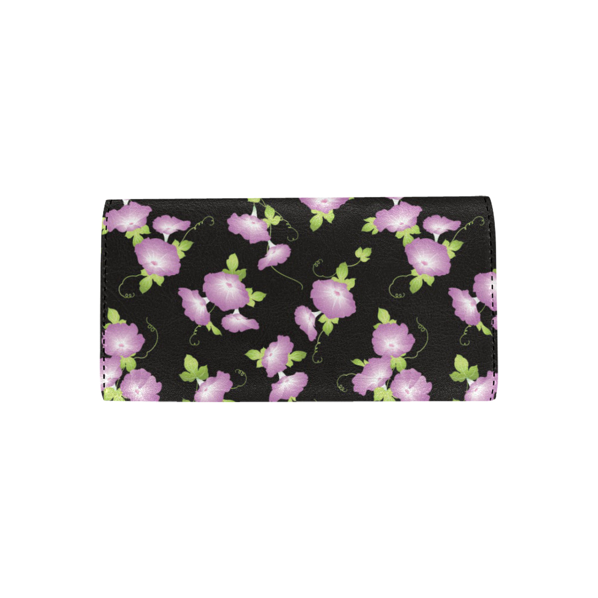 Morning Glory Pattern Print Design MG02 Women's Trifold Wallet
