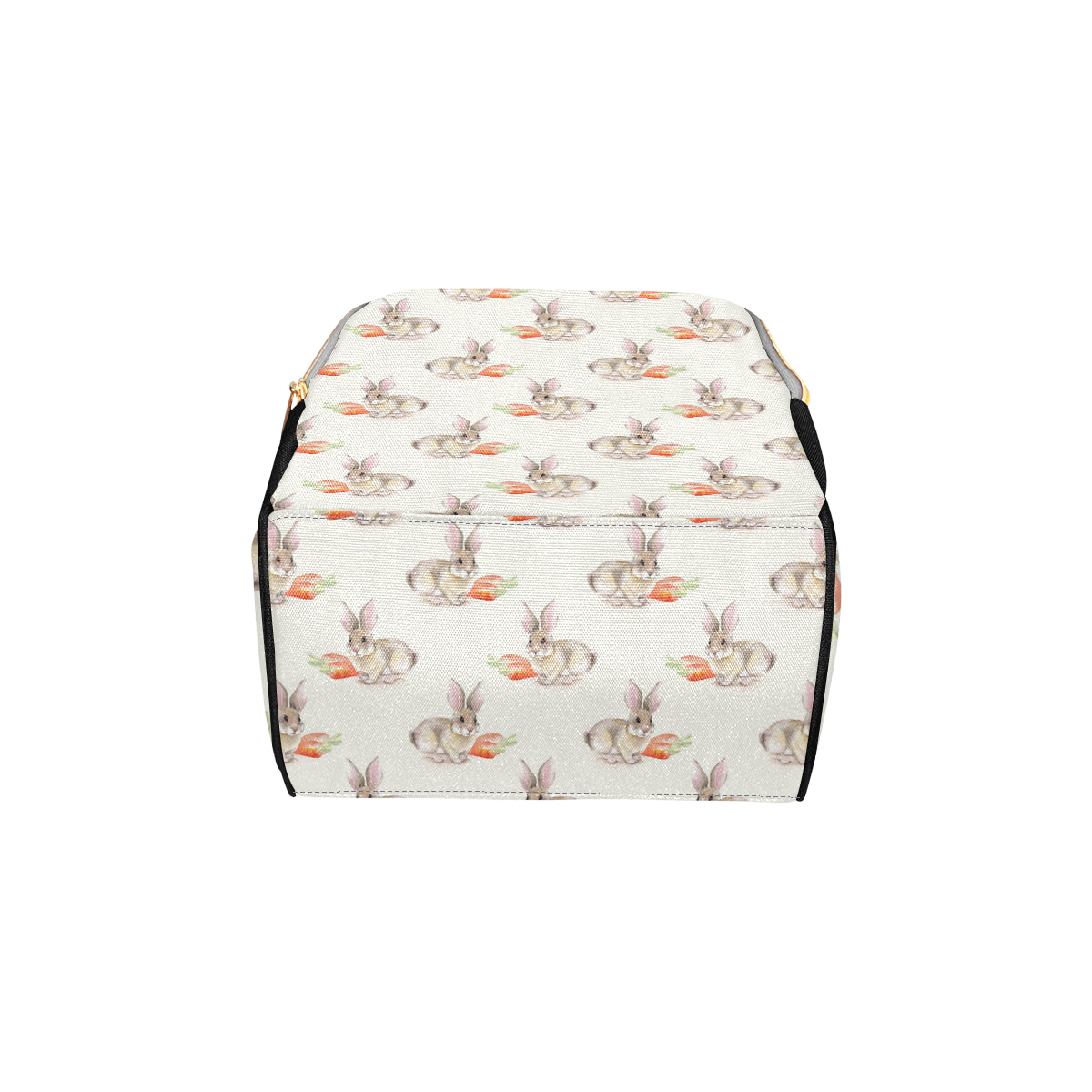 Rabbit Pattern Print Design 01 Diaper Bag Backpack