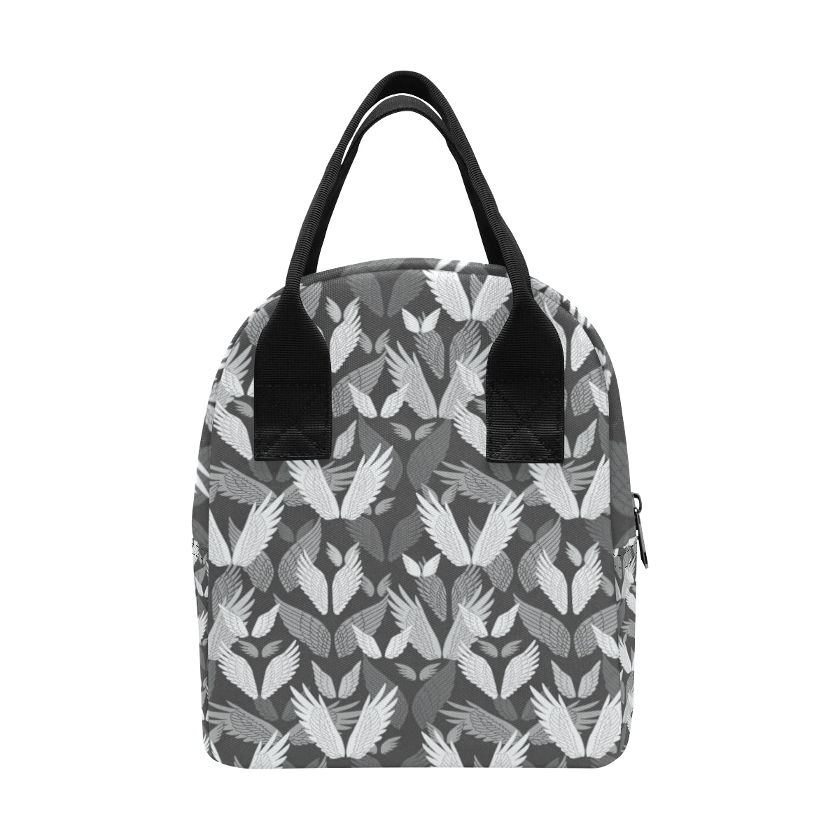 Angel Wings Pattern Design Themed Print Insulated Lunch Bag