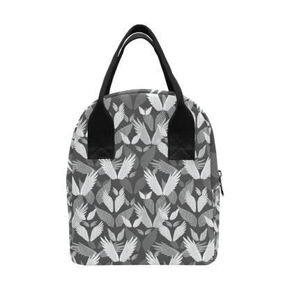 Angel Wings Pattern Design Themed Print Insulated Lunch Bag