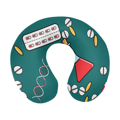 Nurse Pattern Print Design A05 U-Shaped Travel Neck Pillow