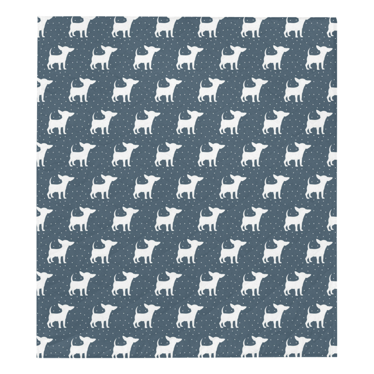 Chihuahua Pattern Print Design 03 Premium Quilt