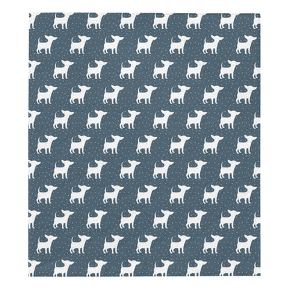 Chihuahua Pattern Print Design 03 Premium Quilt