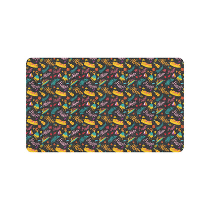 Aloha Hawaii Summer Design Themed Print Rubber Doormat