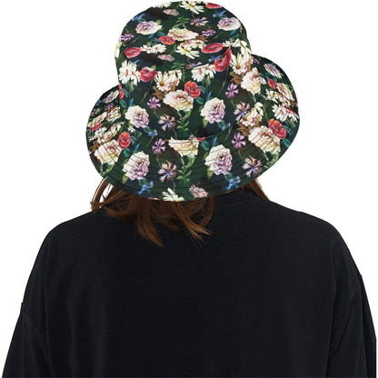 Summer Floral Print Design LKS303 Unisex Bucket Hat