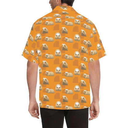 Guinea Pig Print Design LKS403 Men's Men's Hawaiian Shirt