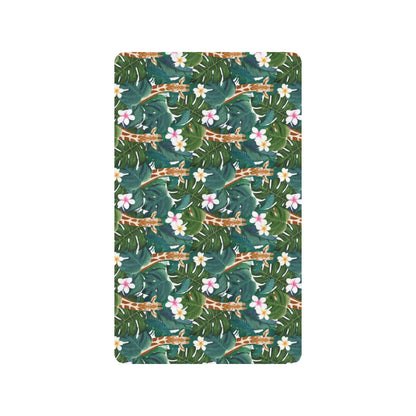 Giraffe Jungle Design Print Rubber Doormat