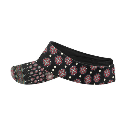 Ethnic Dot Style Print Pattern Unisex Sun Visor