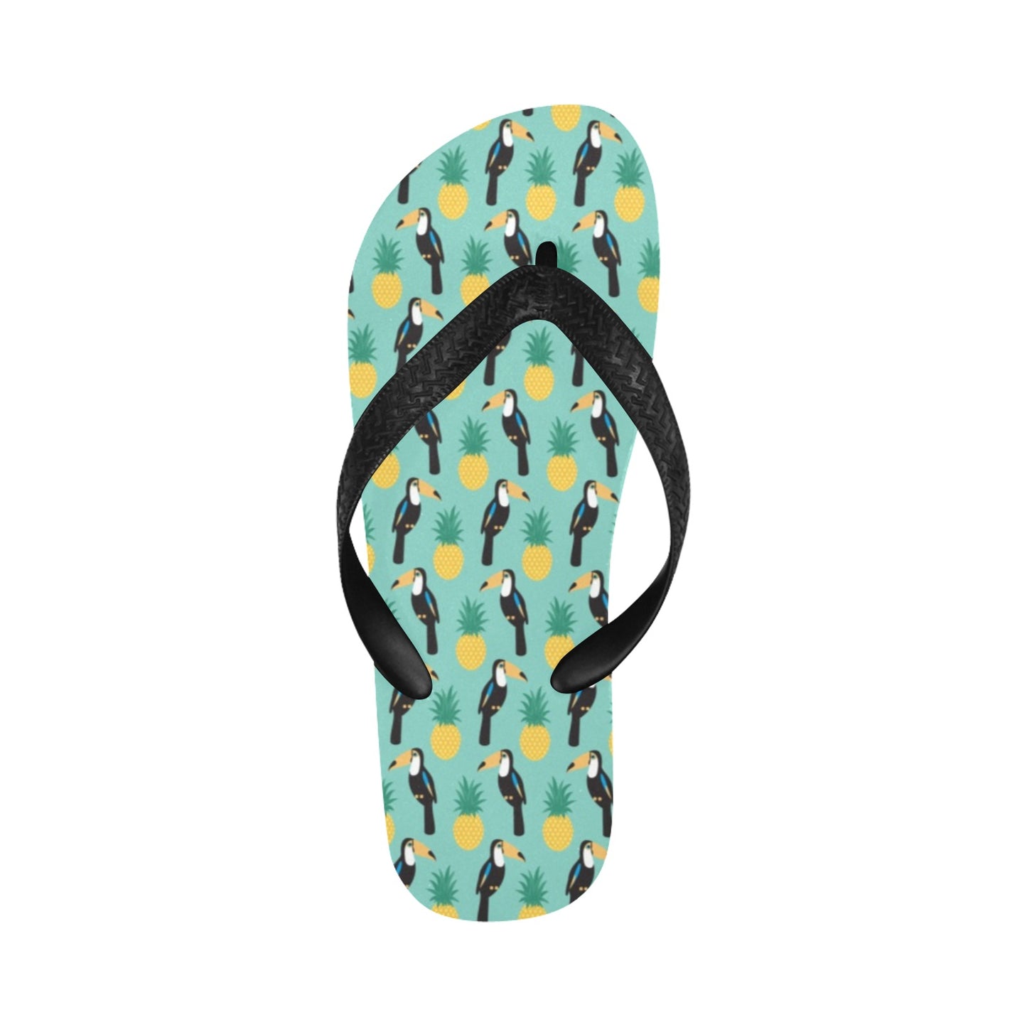 Toucan Print Design LKS301 Flip Flops
