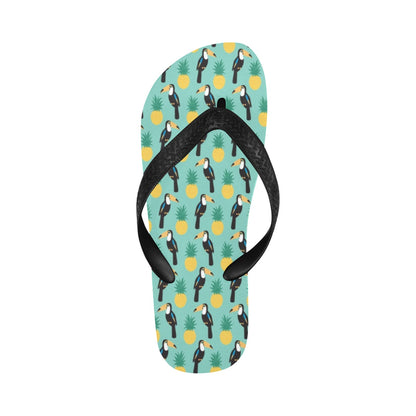 Toucan Print Design LKS301 Flip Flops