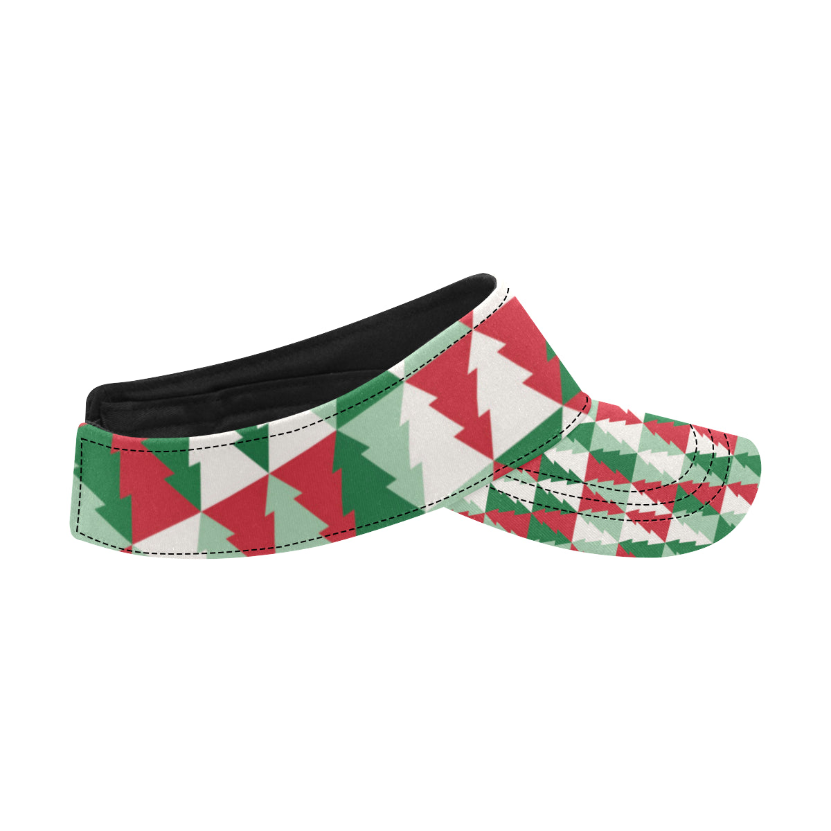 Christmas Tree Pattern Print Design 01 Unisex Sun Visor