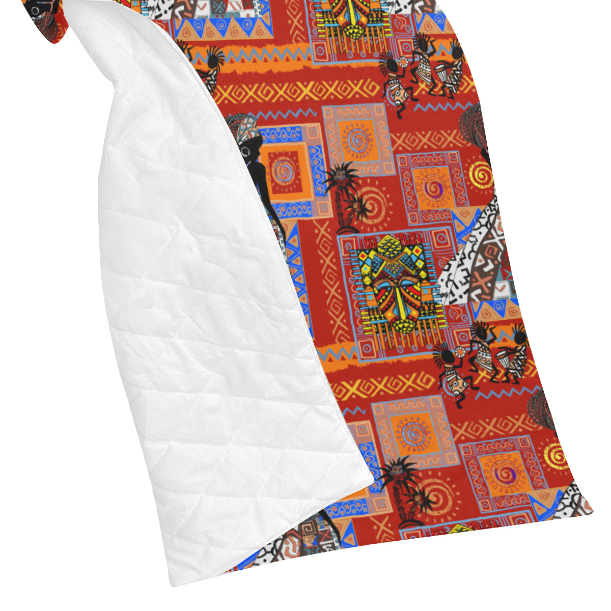 African Print Pattern Premium Quilt