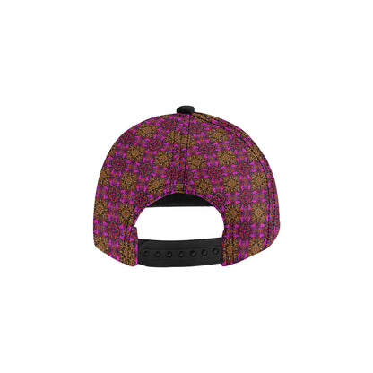 kaleidoscope Abstract Print Design Snapback Cap