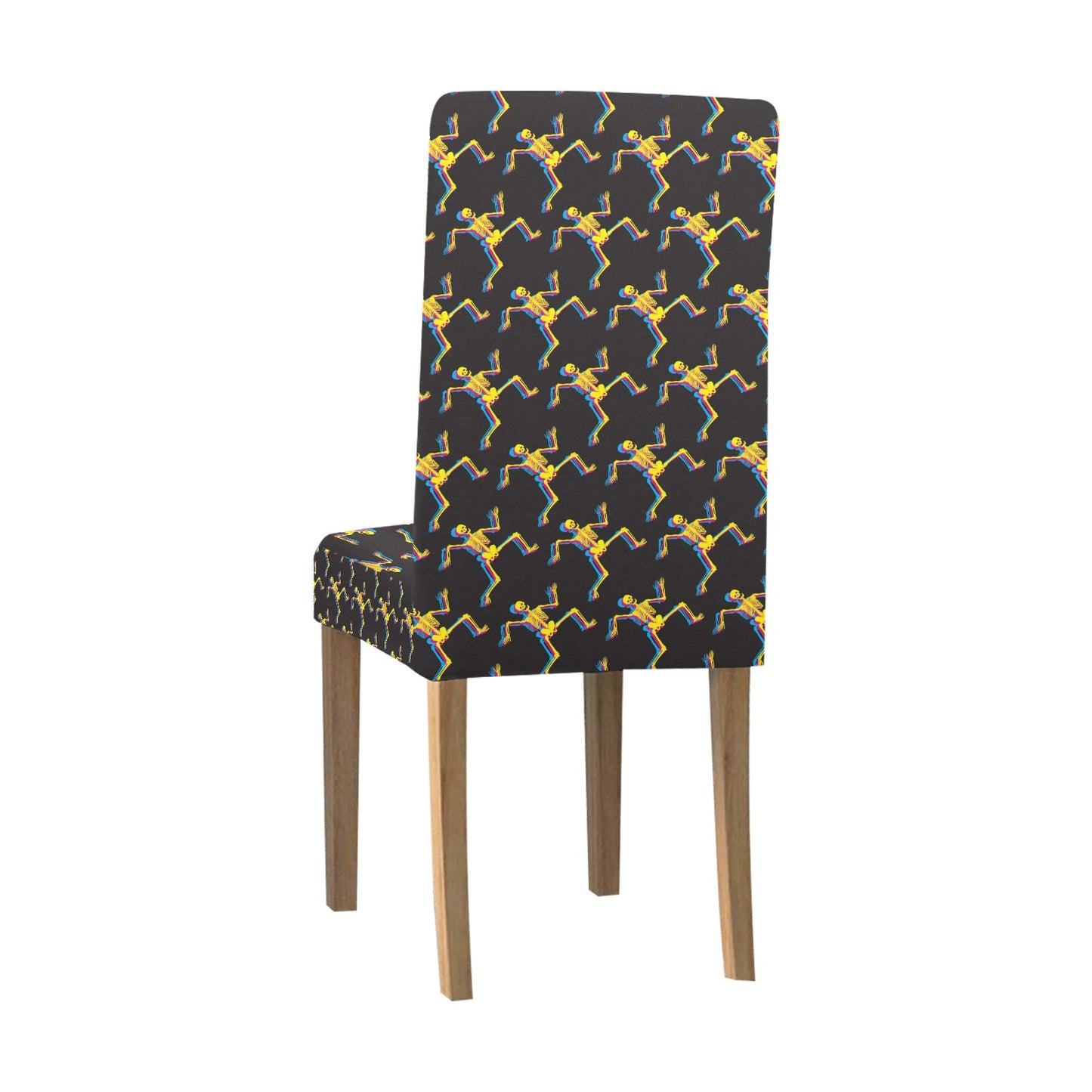 Skeleton Skeleton 3D Print Design LKS301 Dining Chair Slipcover