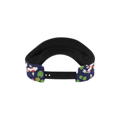 Koi Carp Pattern Design Themed Print Unisex Sun Visor