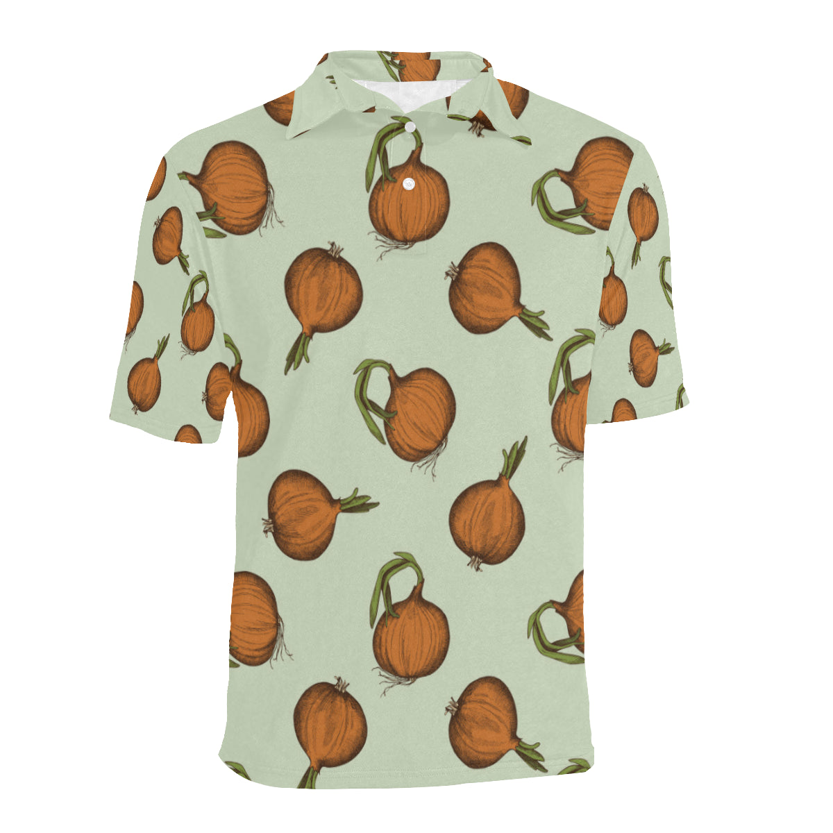 Onion Pattern Print Design A05 Men Polo Shirt