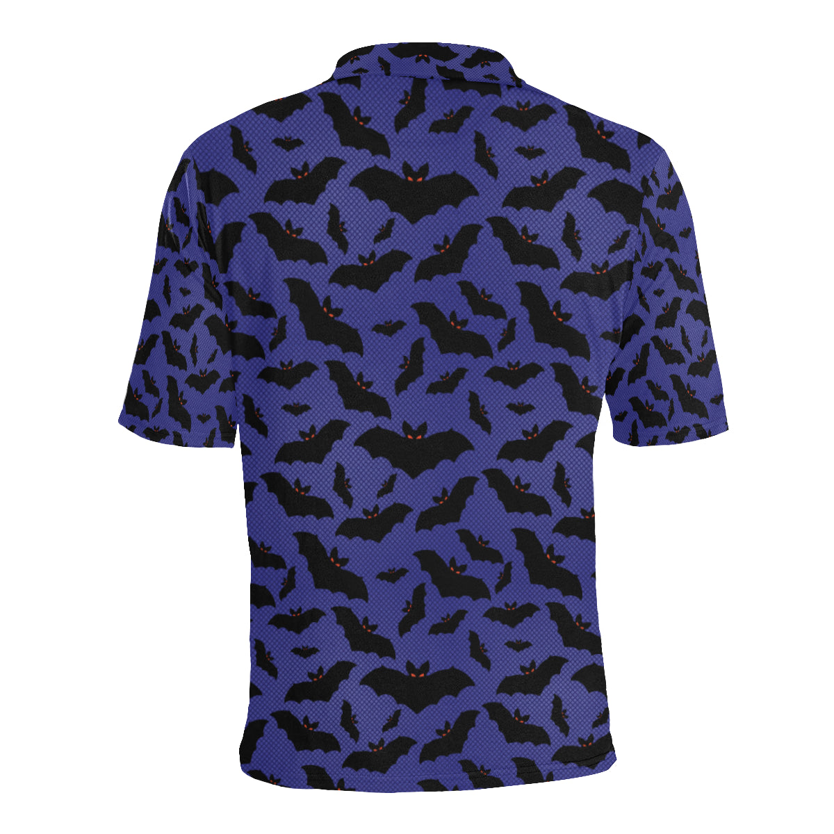 Bat Halloween Pattern Print Design 02 Men Polo Shirt