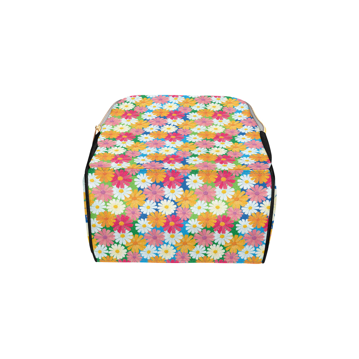 Daisy Pattern Print Design DS05 Diaper Bag Backpack