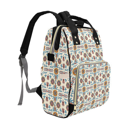 Suzani Print Design LKS301 Diaper Bag Backpack