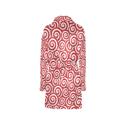 Candy Pattern Print Design 03 Women's Fleece Robe