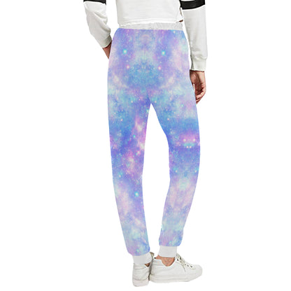 Galaxy Stardust Pastel Color Print Unisex Sweatpants