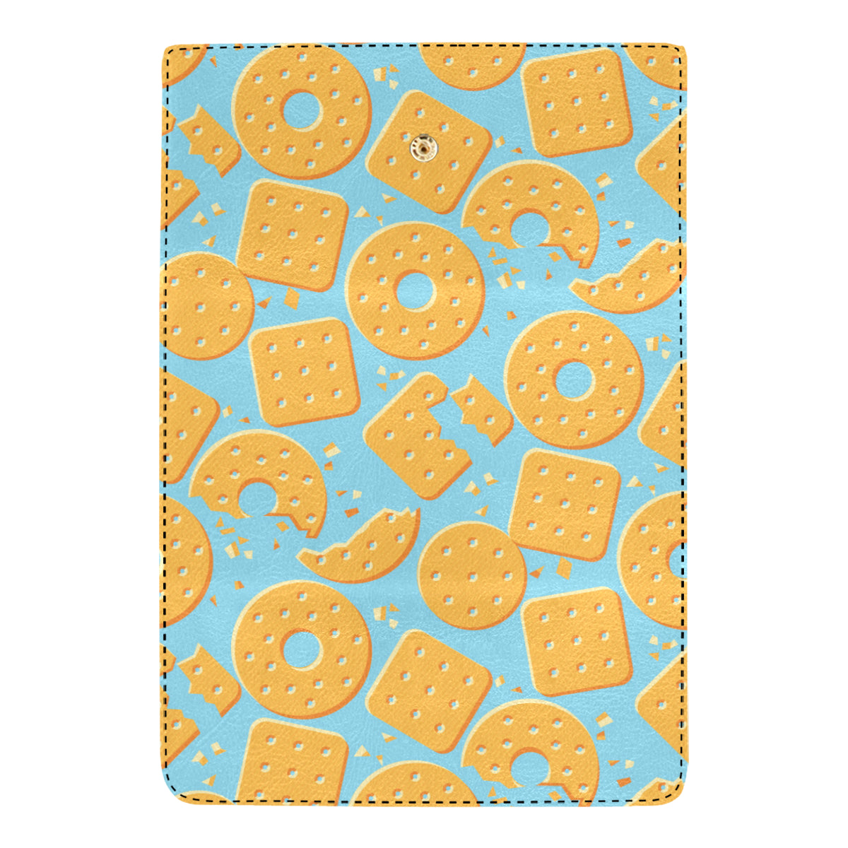 Cracker Pattern Print Design 02 Women's Trifold Wallet