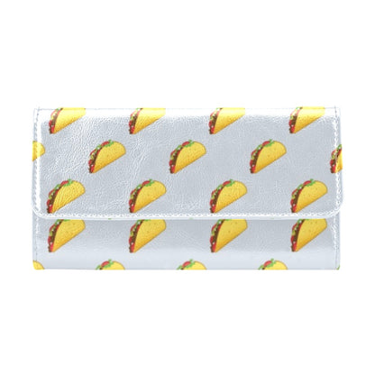 Taco Print Design LKS304 Women's Trifold Wallet