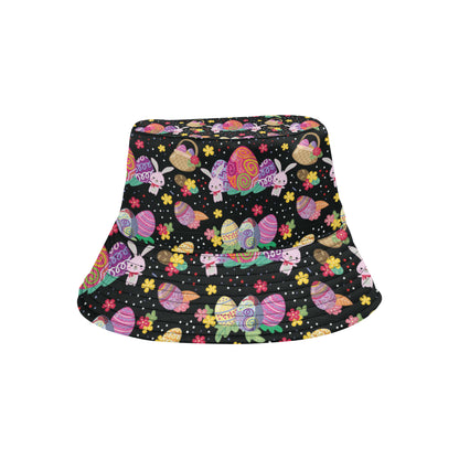 Easter Eggs Pattern Print Design RB06 Unisex Bucket Hat