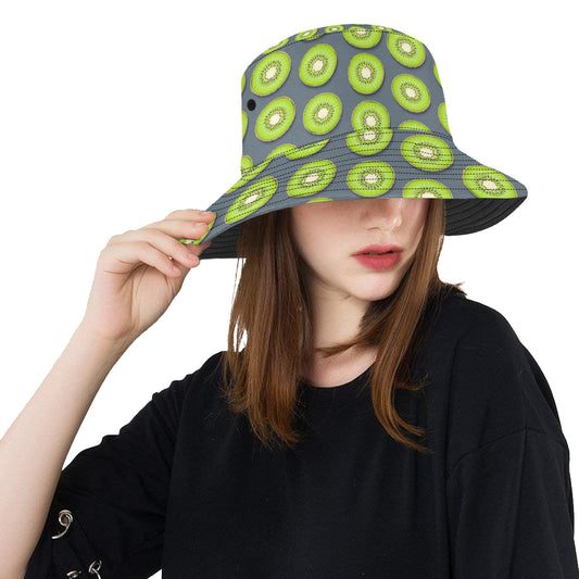 Kiwi Pattern Print Design KW06 Unisex Bucket Hat