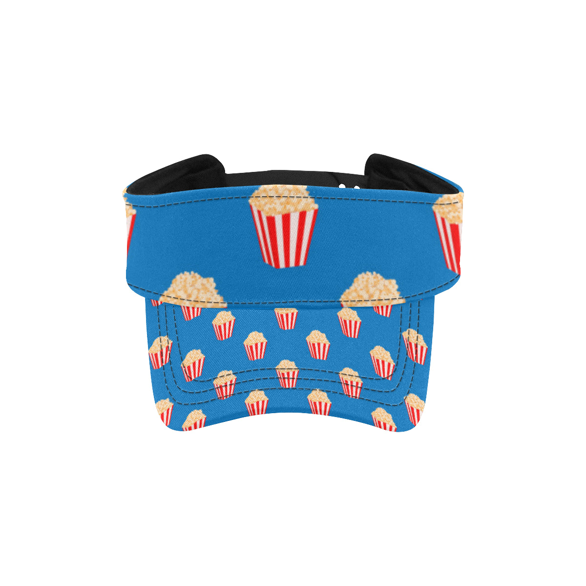 Popcorn Pattern Print Design A04 Unisex Sun Visor
