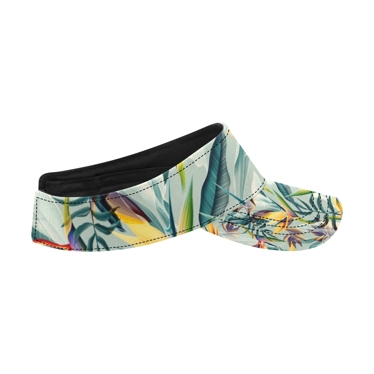 Tropical Flower Pattern Print Design TF022 Unisex Sun Visor