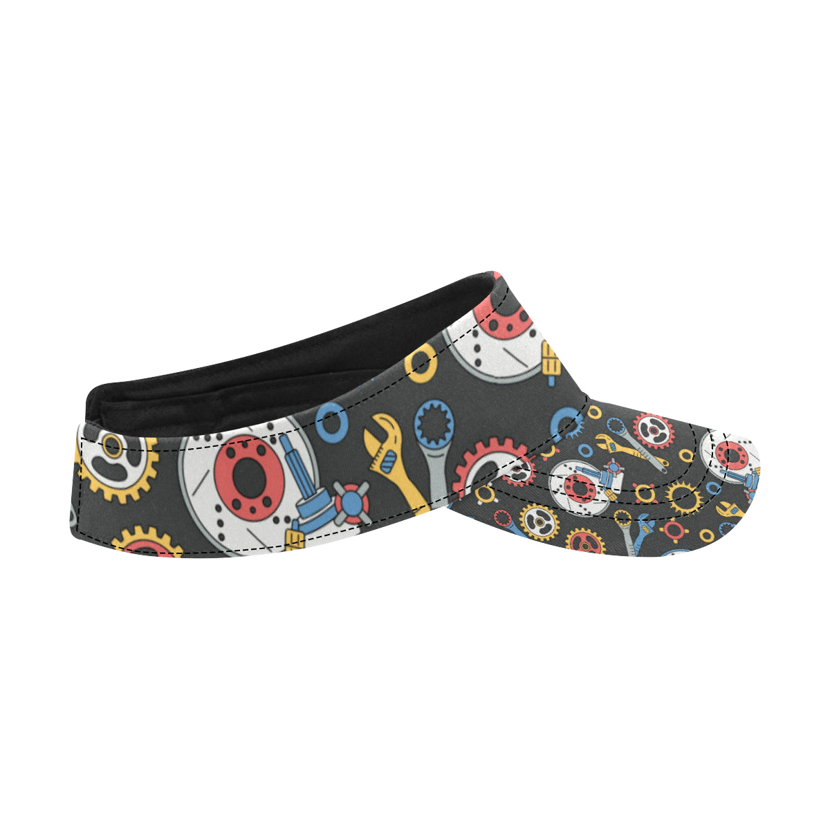 Mechanic Pattern Print Design 01 Unisex Sun Visor