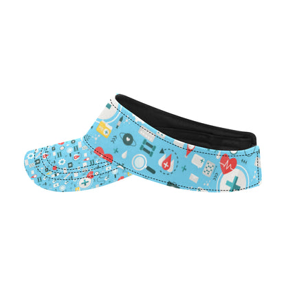 Medical Pattern Print Design 06 Unisex Sun Visor