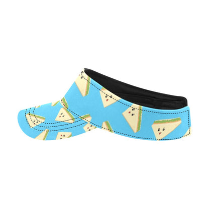 Sandwich Emoji Print Design LKS305 Unisex Sun Visor