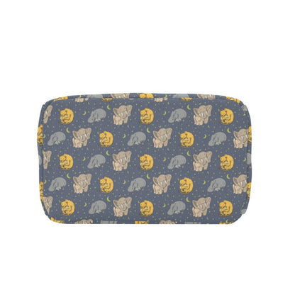 Safari Elephant Lion Print Design LKS303 Insulated Lunch Bag