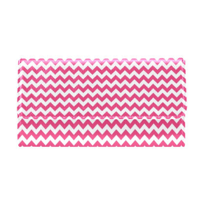 Chevron Print Design LKS402 Women's Trifold Wallet