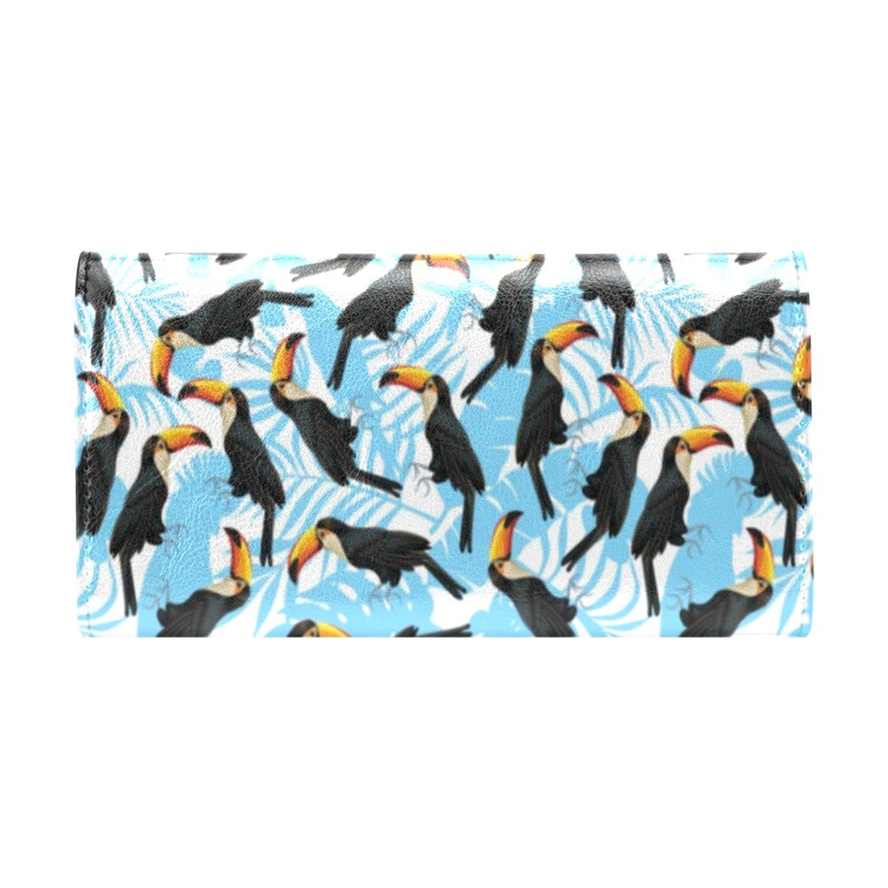 Toucan Print Design LKS303 Women's Trifold Wallet