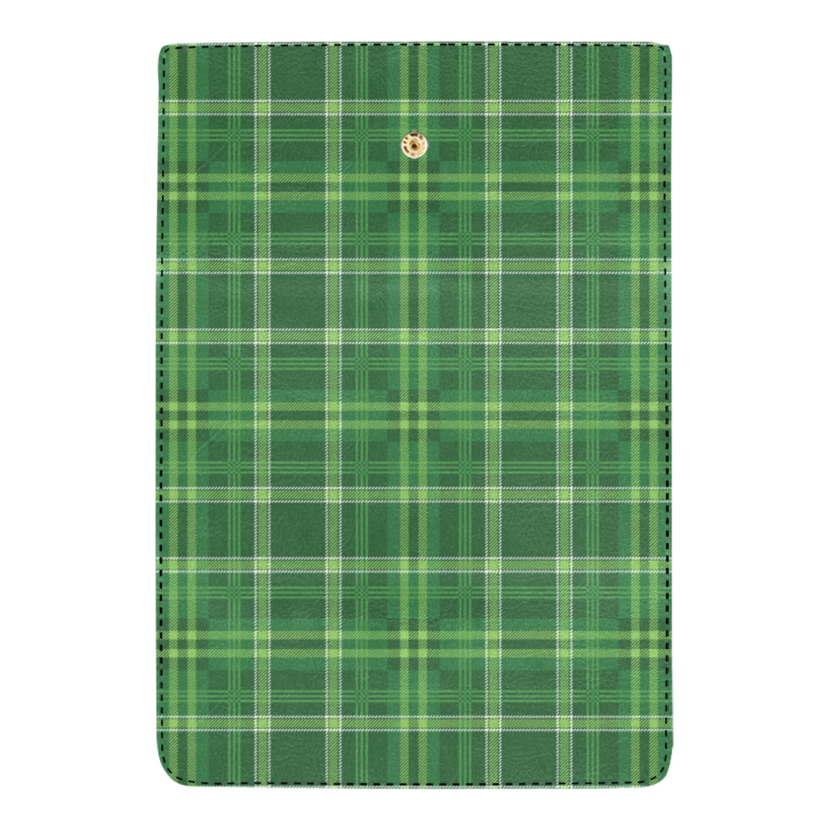 Irish Plaid Pattern Print Design 02 Women's Trifold Wallet