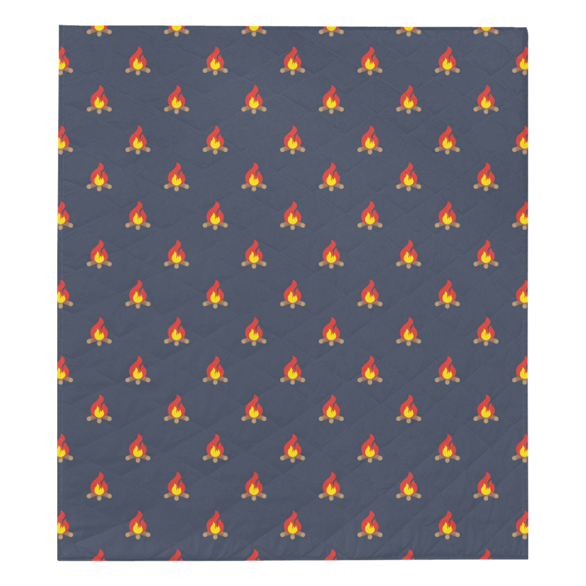 Campfire Pattern Print Design 02 Premium Quilt