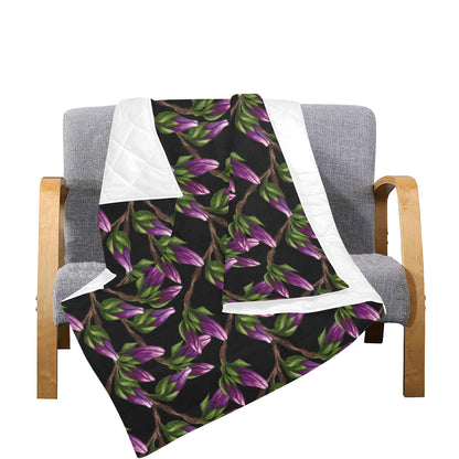 Magnolia Pattern Print Design MAG010 Premium Quilt