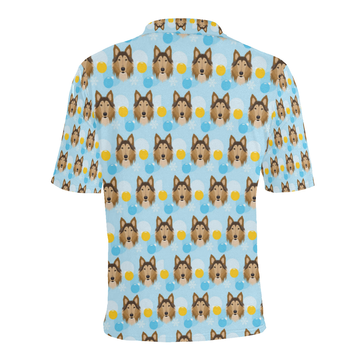 Collies Pattern Print Design 02 Men Polo Shirt