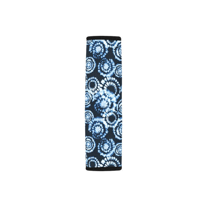 Tie Dye Dark Blue Print Design LKS306 Car Seat Belt Cover