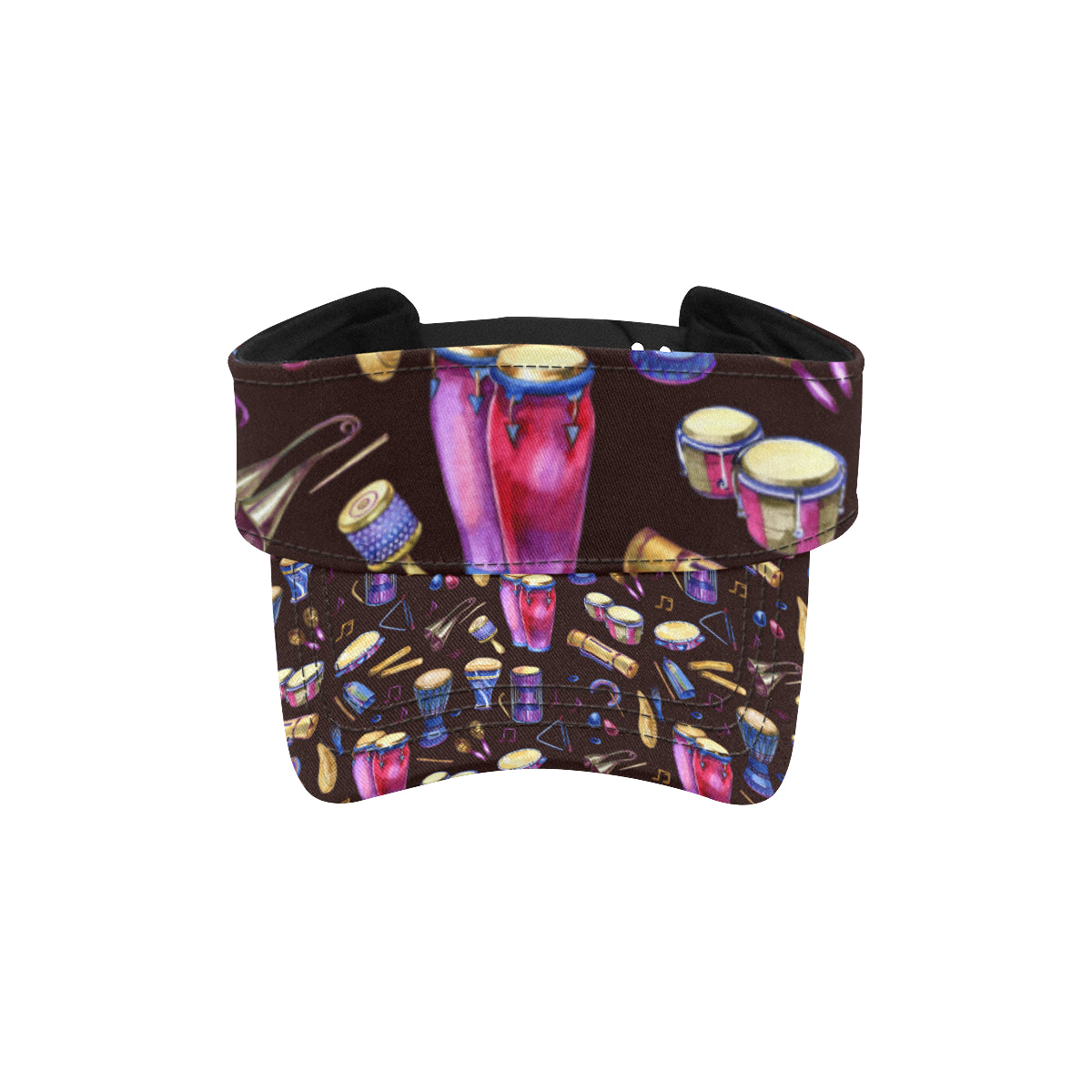 Percussion Neon Pattern Print Design 04 Unisex Sun Visor