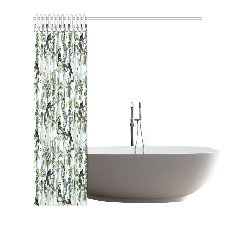 Rainforest Pattern Print Design RF04 Shower Curtain