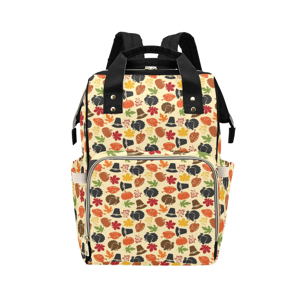 Thanksgiving Print Design LKS303 Diaper Bag Backpack