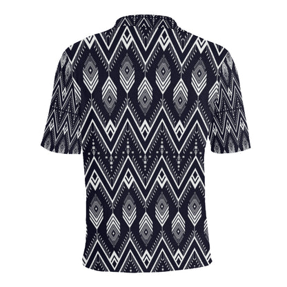 Indians Tribal Aztec Men Polo Shirt