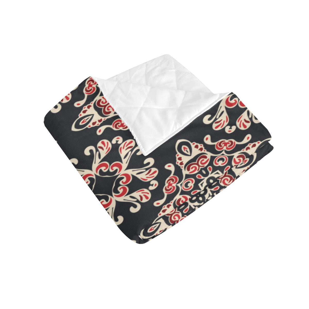 Medallion Pattern Print Design 01 Premium Quilt