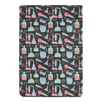 Chemical Pattern Print Design 06 Women's Trifold Wallet